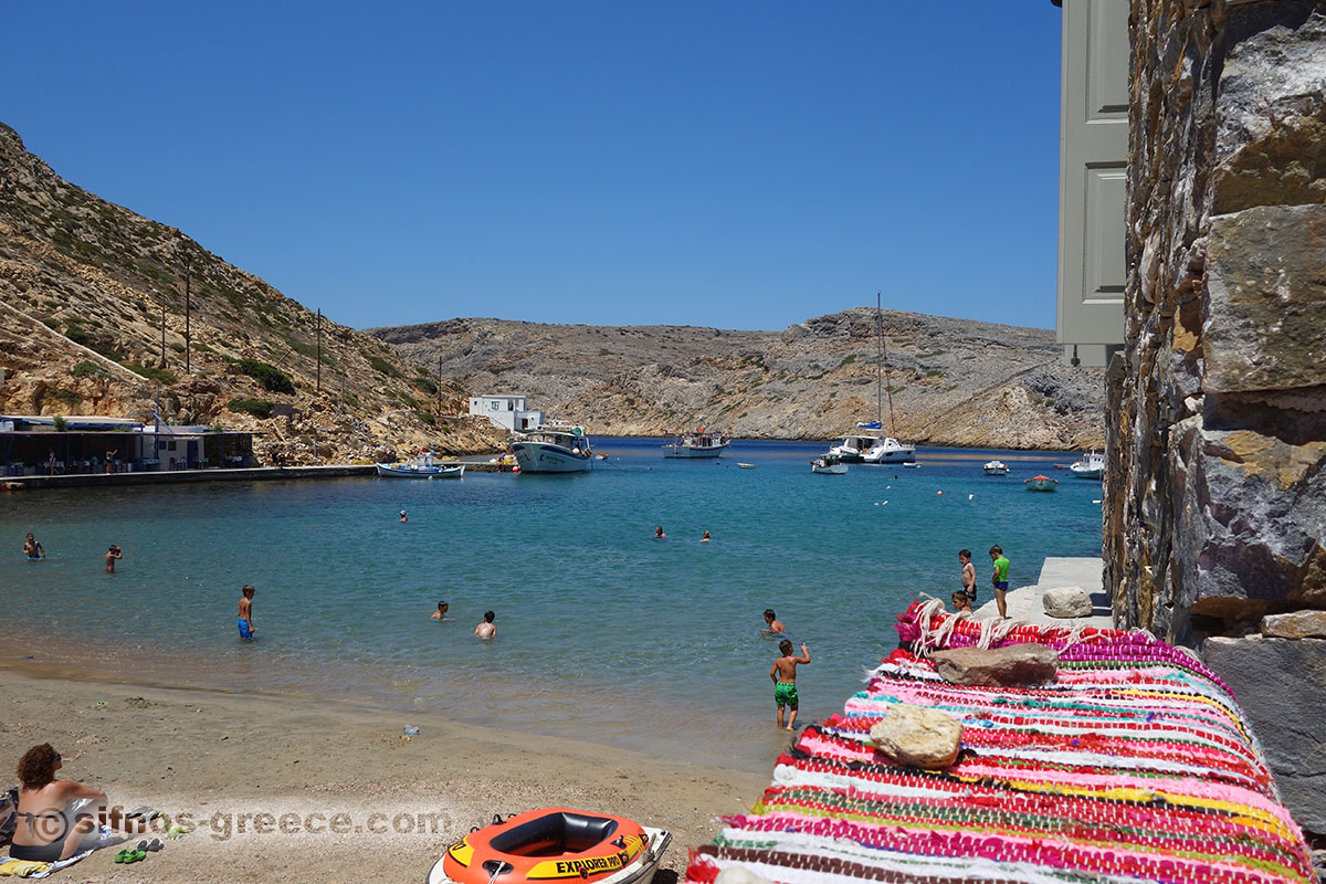 Sandstranden i Cheronissos