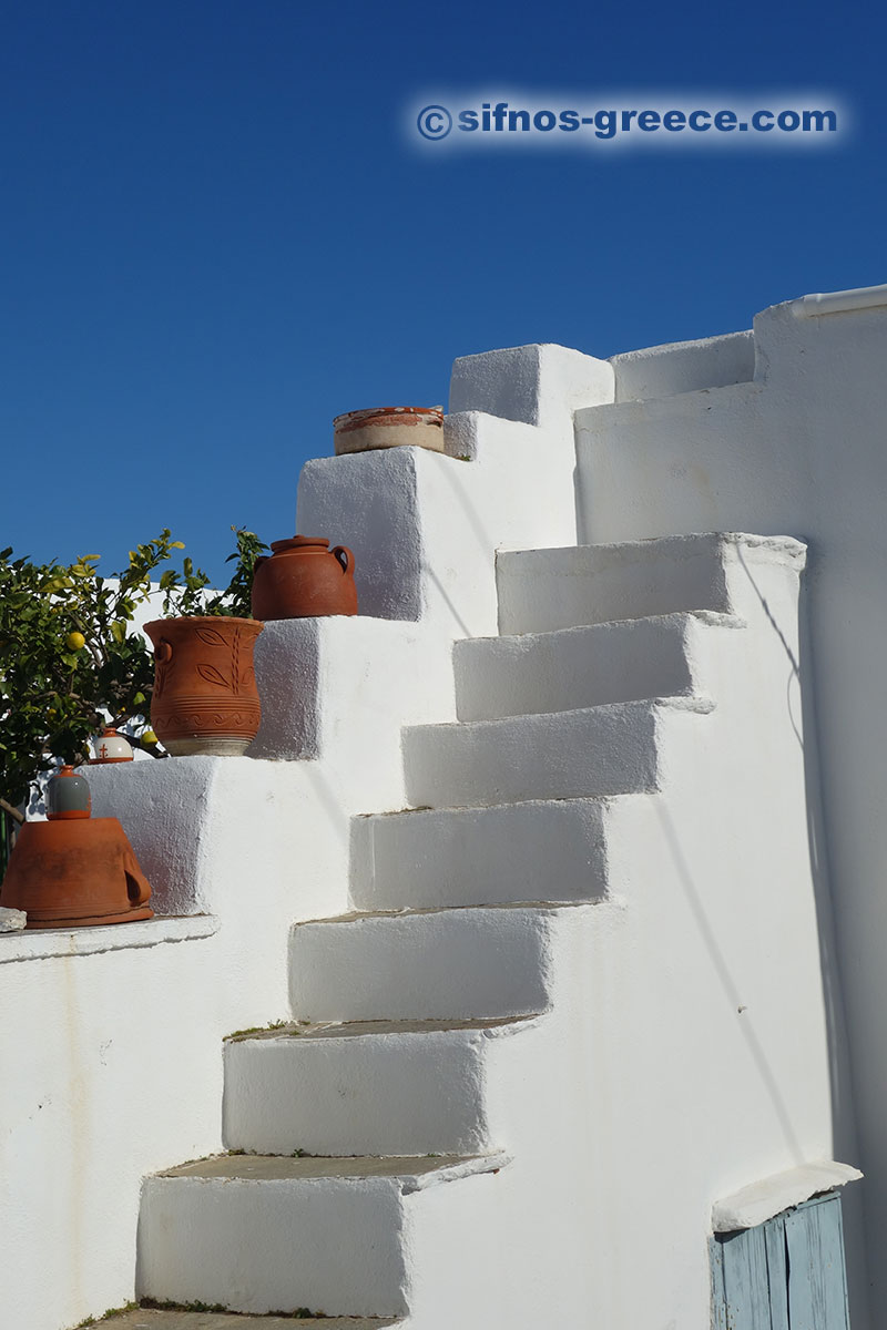 Traditionell arkitektur på Kato Petali