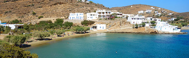 Stränderna i Sifnos
