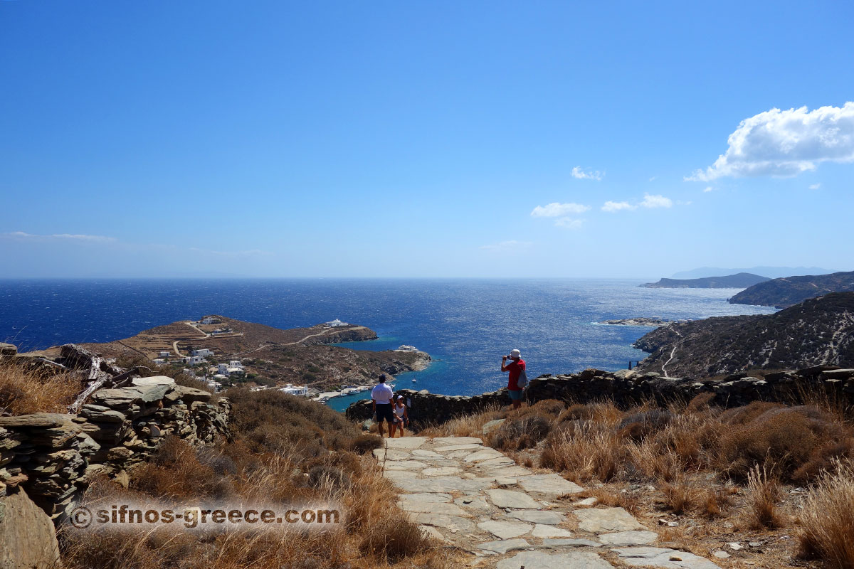 Stenlagd stig från Kastro tills Faros